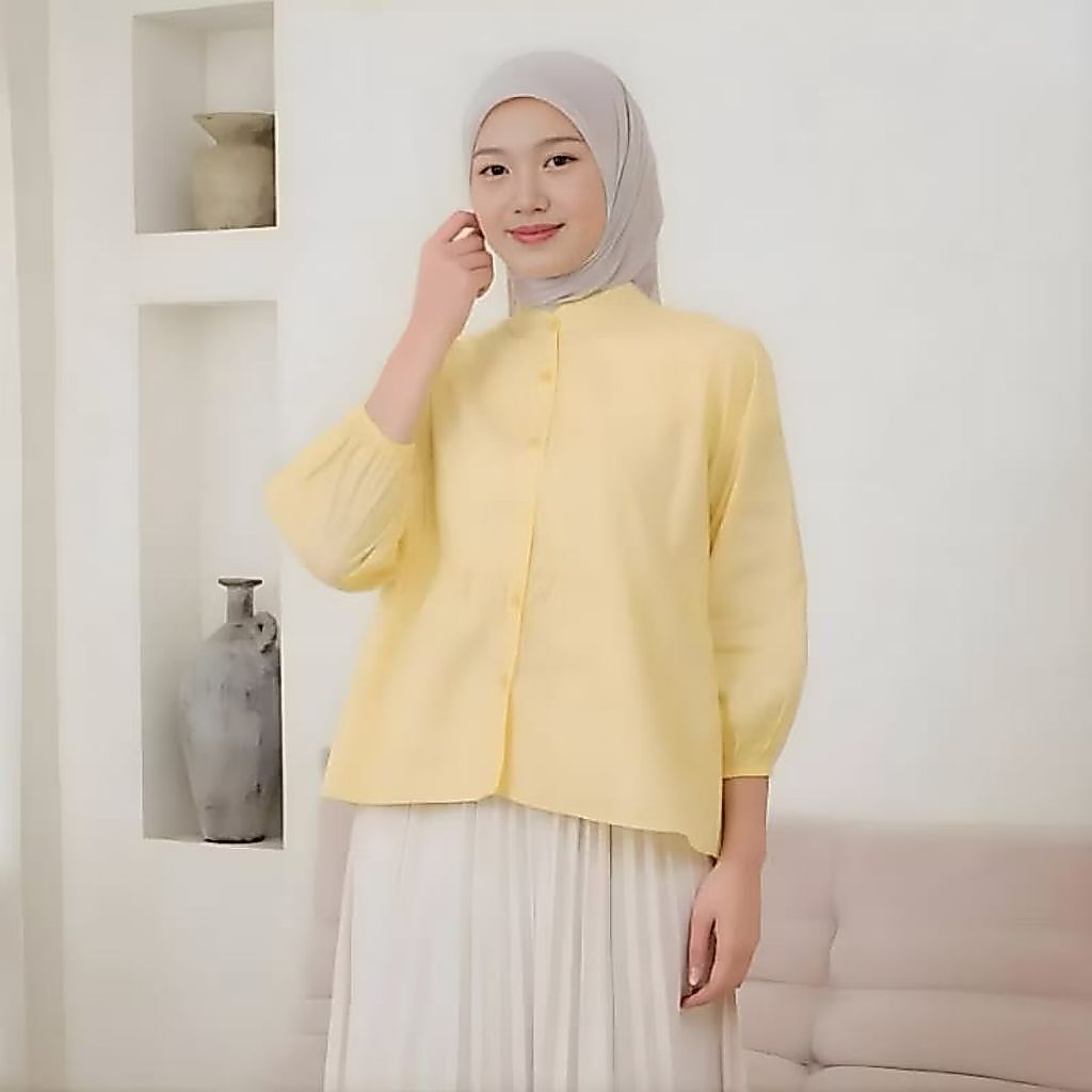 KATUN KYREN เสื้อเบลาส์ผ้าฝ้าย Poplin สําหรับผู้หญิง