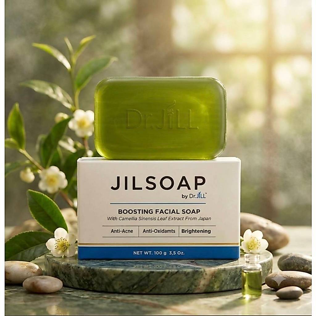 สบู่ล้างหน้า Boos ผิวใส ไร้รอยสิว JILSOAP BOOSTING FACIAL SOAP 100g