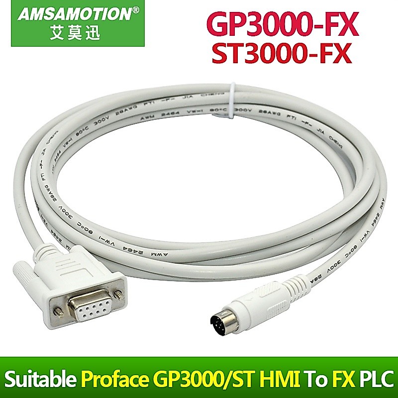 BY GP3000/ST-FX เหมาะสําหรับ Proface GP3000 ST3000 Series HMI แผงสัมผัสเชื่อมต่อ Mitsubishi FX Serie
