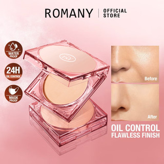 Face Powder Oil Control Long Lasting 24h Locking Makeup Foundation Matte With Puff