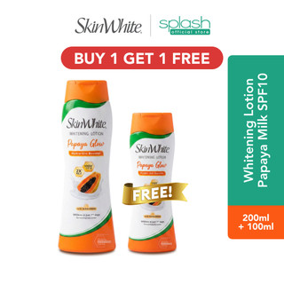 BUY 1 GET 1 SkinWhite Whitening Lotion SPF10 Papaya Glow 200ml + FREE 100ml