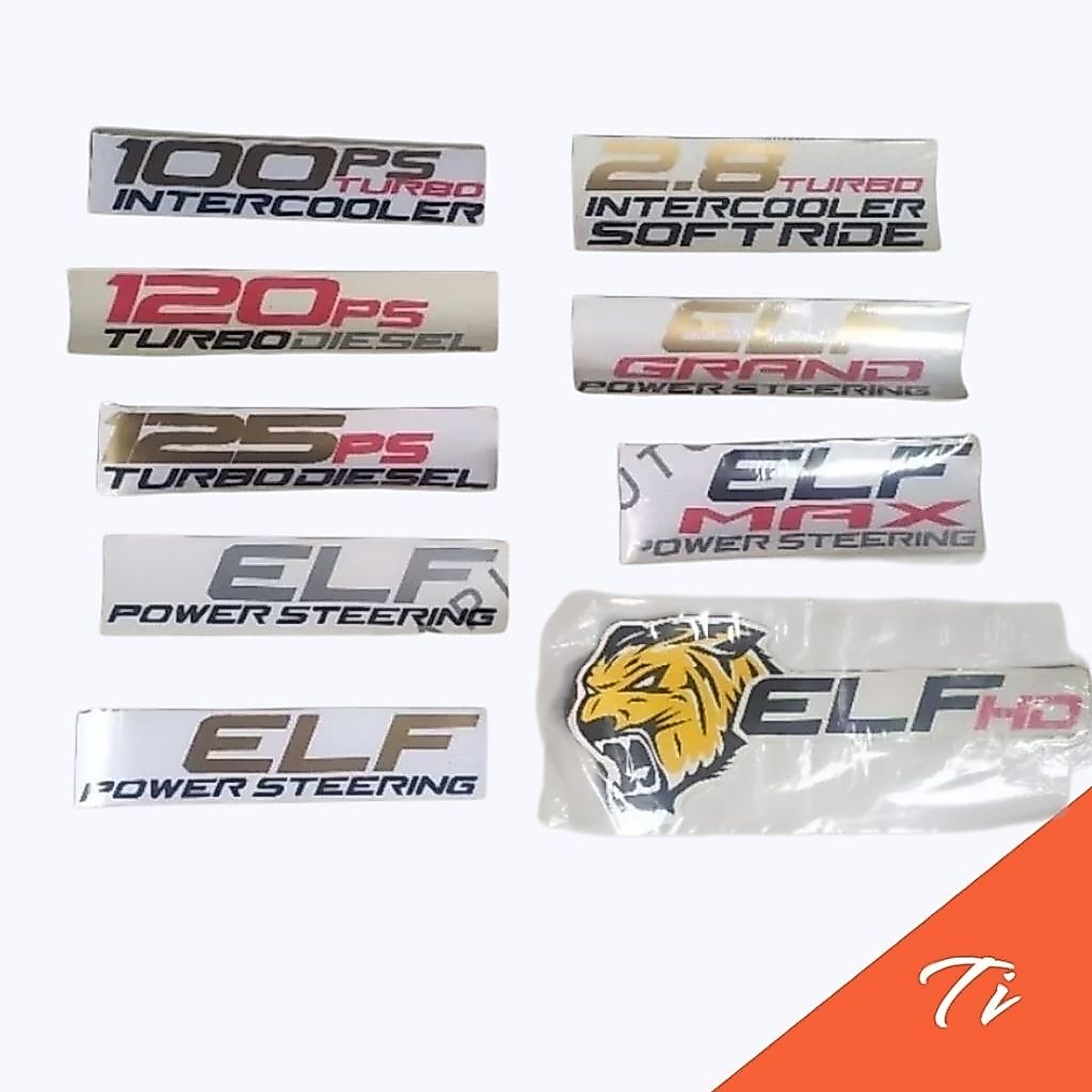 สติ๊กเกอร์ Isuzu Elf / สติ๊กเกอร์ Elf macan hd / สติ๊กเกอร์ Elf 125 ps / สติ๊กเกอร์ Isuzu Elf 100ps 
