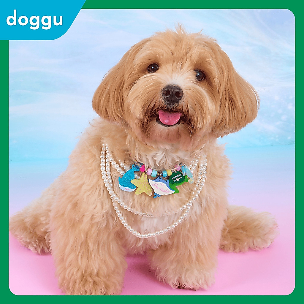 [พร้อมส่ง] Doggu สร้อยคอสัตว์เลี้ยง SET Underwater World Necklace