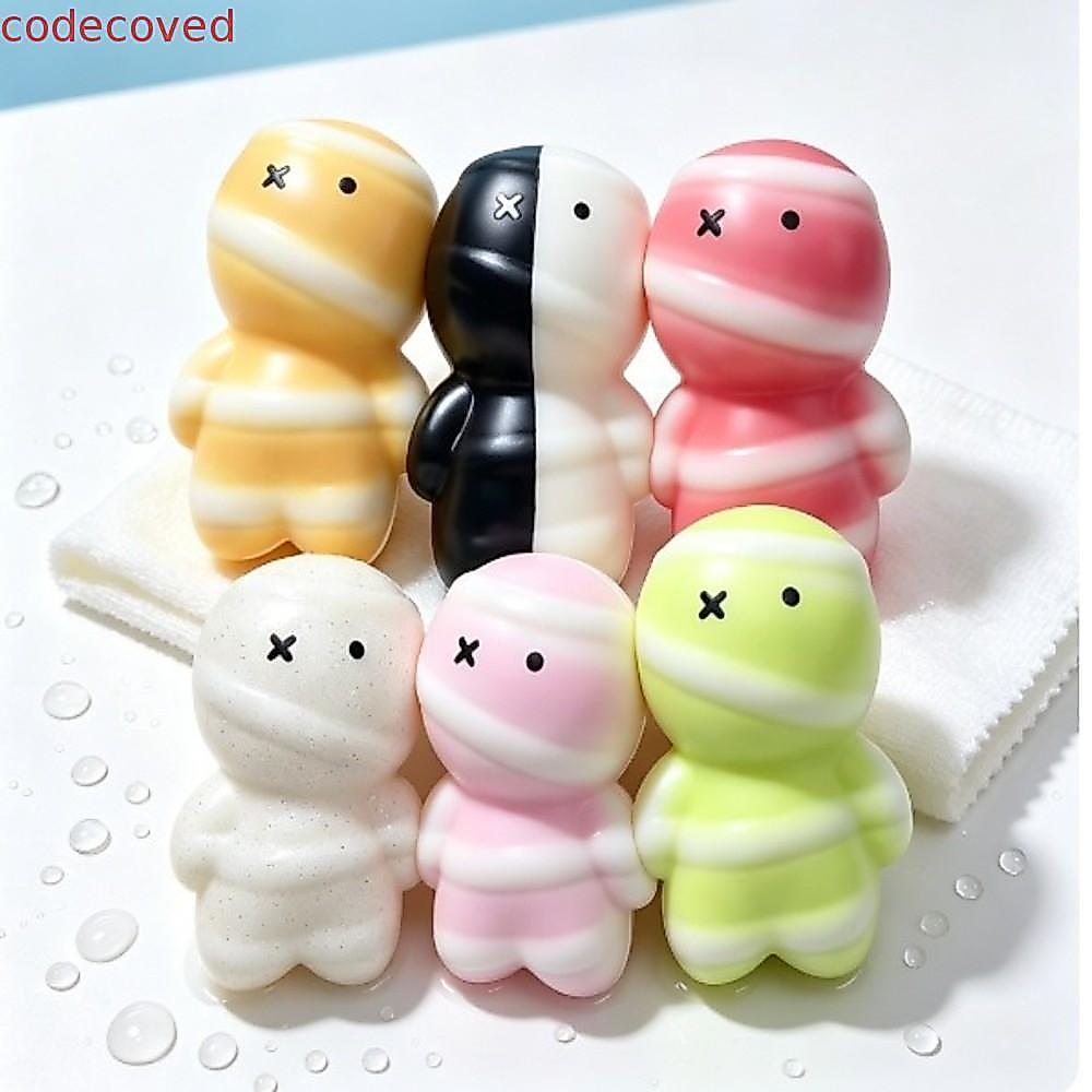 CODECOVED Mummy Squeezable Toy, Super Soft Pressable Mummy Squishy Toy, Sensory Toy Soft Cute Moist 