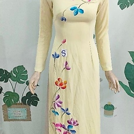 2hand Ao Dai Size S (รหัส 1341 กว่า)