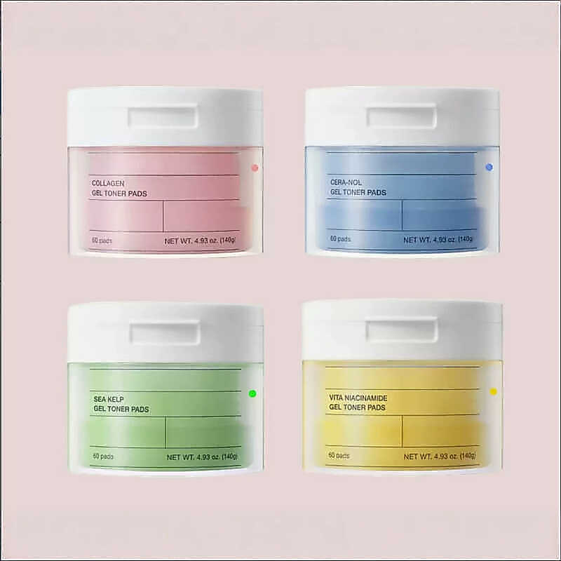 Bio Gel Wet Cotton Pads Collagen Centella Asiatica Toner Cotton Pads Toner Cotton Pads