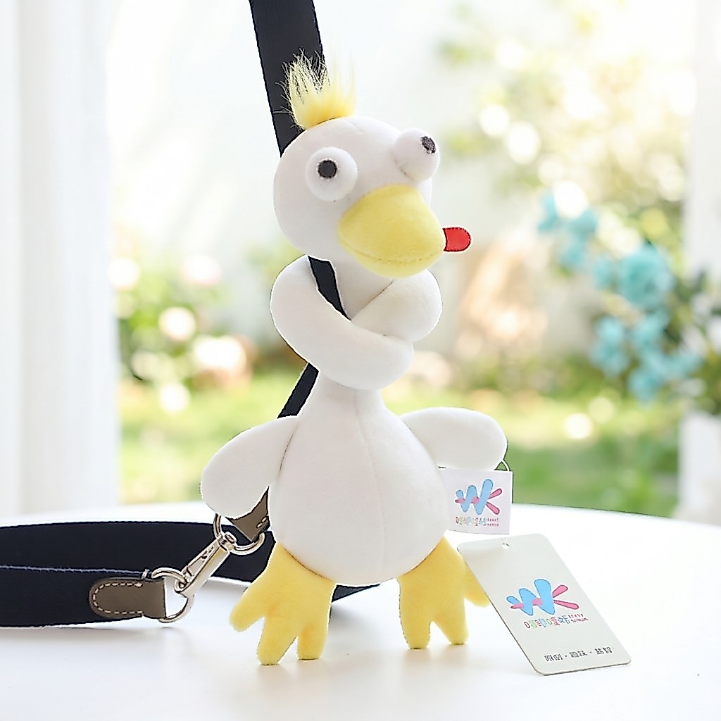 Fuzzy ตุ๊กตาพร้อมสายรัดตกแต่ง Fuzzy Hanger Bag Charm ตุ๊กตาสําหรับกระเป๋าเป้สะพายหลังกระเป๋าถือ