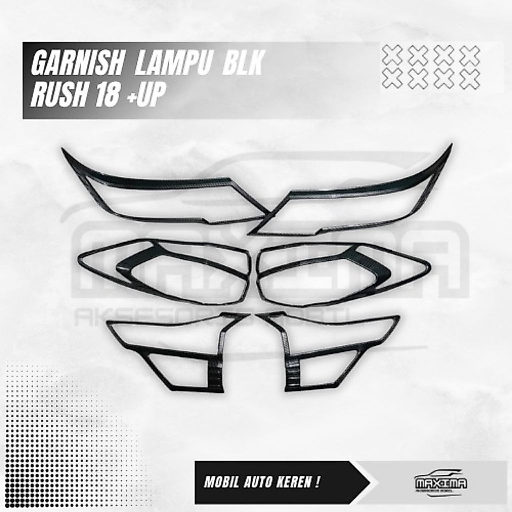 Rush 18Up แพ็คเกจ Garnish ด้านหน้าและด้านหลัง