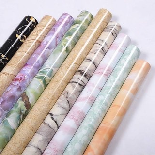 Marble Kitchen decorate Wallpaper Waterproof and Oil proof Stickers thickening Table sticker