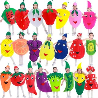 Nutrition Month Costume Fruits and Vegetables for Kids 3-8yrs