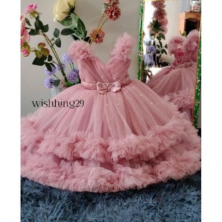 BABY BALLGOWNS RUFFLES/ PHOTOSHOOT/BIRTHDAY BALLGOWNS