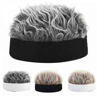 High Quality Cap Wigs Short Hair Hat for Men Handsome Simulation Wig Hip-hop Melon Landlord Hat Wig