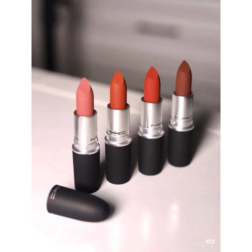 Ma Powder Kiss Lipstick Beauty Lip Makeup #914#916#921#923#922 3g
