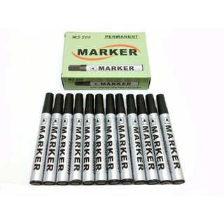 Black Marker MS300 12pcs/box Marker Set Marker Pentel Pen School Supplies