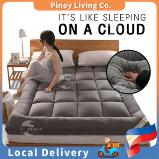 Single/Double/Queen Bed Foam Tatami Mattress Topper Folding Foam Mattress Comfortable Velvet Tatami