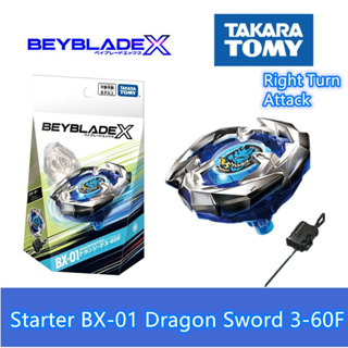 Original Takara Tomy Beyblade-X Starter BX-01 Dragon Sword 3-60F