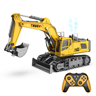Remote Control  Car Alloy Excavator Toy  Big Size 15 Channel RC Vehicles Monster Truck Toys For Boys