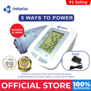 Indoplas Blood Pressure Monitor BP105 - FREE Adapter