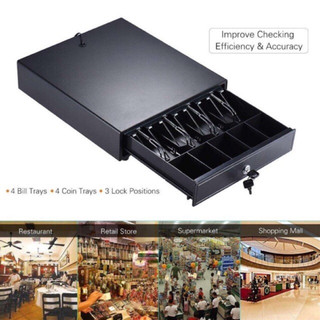 POS Electronic Cash Drawer Box Case Storage/4 Bills & 3 Coins/4 Bills & 5 Coins/5 Bills & 5 Coins