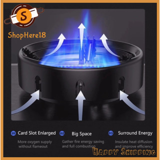 ikqph Gas Stove Energy Saving Cover Windproof Windshield Bracket Accessories For LPG Cooker