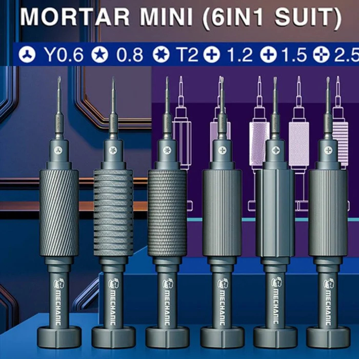 Mechanic MORTAR MINI 6IN1 ชุดไขควงเหล็ก ขนาดเล็ก 6IN1