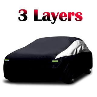 2023 New Car Cover Waterproof  PVC Cotton 3 Layer Protection Prevent Scratches for VIOS CITY G4 ACCENT INNOVA I10 Ect Car Accessories