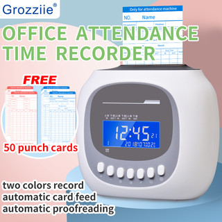 Punch Card Attendance Machine  bundy clock Time Recorder Local Warranty Free 50 cards for gift
