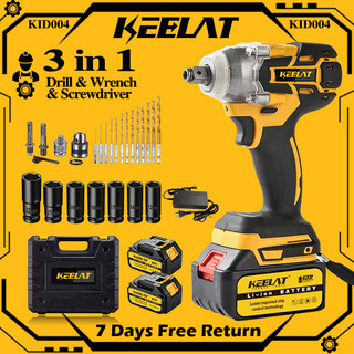 KEELAT KID004 Impact Wrench Cordless 420Nm Electric Brushless Drill Driver