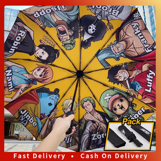 one piece umbrella Anime Cartoon Sun Umbrella automatic umbrella uv protection beach umbrella