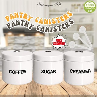 Hiraya Ph Pantry Canister 500ml Waterproof Labels Food Grade Plastic Kitchen Garapon Airtight Jar