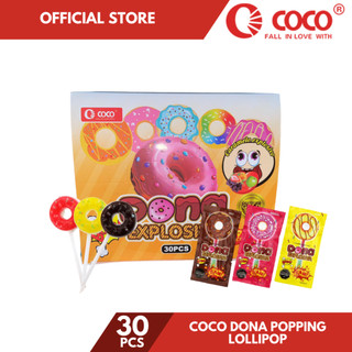 Coco Dona  popping Lollipop 30pcs