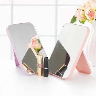 1pcs Face Makeup Mirror Desktop Vanity Mirror Large Folding Portable Square Mirrors
