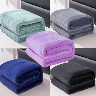 stripe&Plain Microfiber Blanket 150x200cm, 180X20cm 200X230cm(DOUBLE QUEEN AND KING SIZE SOFT KUMOT