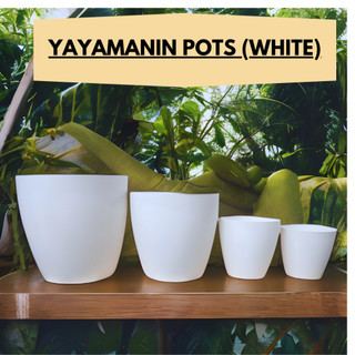 Elegant Yayamanin Black and White Classy Pots for indoor and outdoor planters for plants Pearlwave
