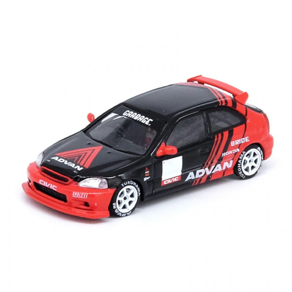 โมเดลรถยนต์ Inno64 IN64-EK9-AD 1/64 HONDA CIVIC TYPE-R EK9