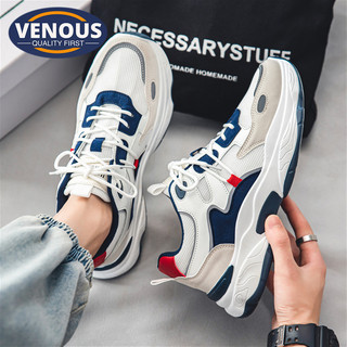 【Venous】New Korean Casual Sports Shoes for Men Original Rubber Men's Shoes Fashion Sneakers