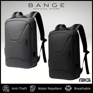 22188 BANGE Premium Quality Bag Backpack Anti Theft Water Repellent Fabric Laptop Bag