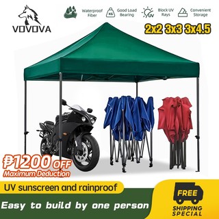 VOVOVA Tent for Camping Teng for Car 3*3M Foldable Retractable Outdoor Waterproof Canopy Gazebo Tent