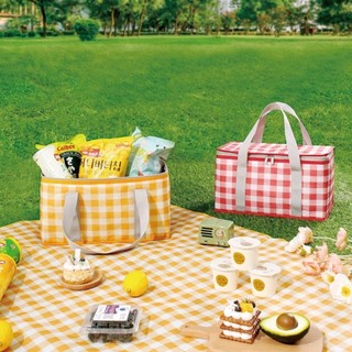 Large-capacity picnic bag outdoor thermal insulation cold bag portable picnic basket