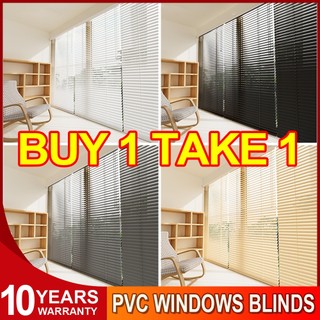 Eone Home Korean PVC Windows Blinds Pro Venetian Duo Roller Curtain Decorations For Room 1PC/B1T1