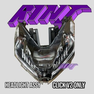 Honda click headlight v2 v3 click 125i 150i assembly headlight click 2 plug and play