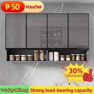 Aluminum Kitchen Cabinet Wall Anti Termite Glass Pantry Cabinet Hanging Cabinet For Kitchen Storage