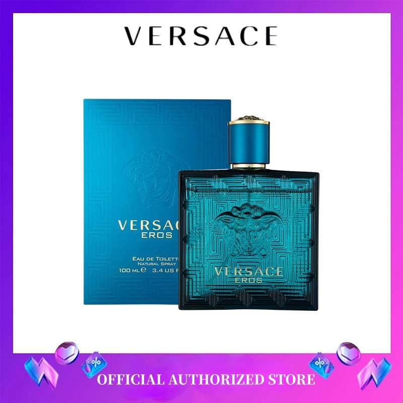 【100% Genuine】 Versace Eros EDT For Men Perfume 100ml Genuine Versace perfume