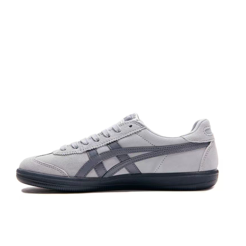 【Official Store】Tiger Tokuten Grey Blue Calf Skin Sneakers Unisex 1183A907-021