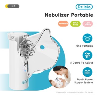 Dr.isla Nebulizer Portable Machine For Adult Kids Handheld Asthma Inhaler Atomizer N6