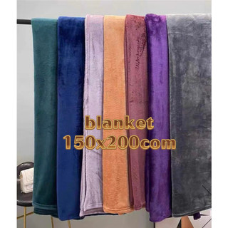 Plain Microfiber Blanket (150x200cm)(180x200cm) DOUBLE AND SINGLE SIZE SOFT KUMOT