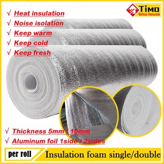 (per roll) Insulation foam Polyethylene PE Foam Wrap Heat Packaging White width 100cm single double