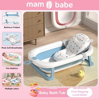 Baby Bath tub Bath mat tub Folding Large Size Bathtub 0-6 Years Newborn Products Baby Bath tub set
