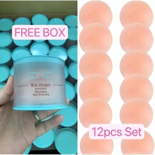6pcs/set 12pcs/set Cover Nipple Pads Silicon Womenswear Accessory Bra Lingerie Lady Comfort