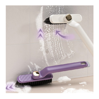 Cheaper price 2 In 1 Home Bathroom Multifunctional Rotary Crevice Cleaning Brush